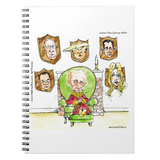 Carnet Trump Est Poutine Sur La Ritz Cadeaux (Devant)