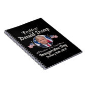 Carnet Trump Inauguration Day 2025 47th USA President (Côté Droit)