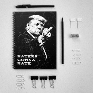 Carnet Trump Middle Finger 2026 Meme Funny