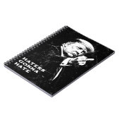 Carnet Trump Middle Finger 2026 Meme Funny (Côté gauche)