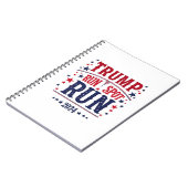 Carnet Trump Run Spot Run Funny Election Debate (Côté gauche)