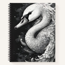 Trumpet the Swan - Side Glance Spiral Notebook