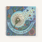 Carnet Trust The Magic of New Beginnings Spiral Notebook (Devant)