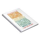 Carnet Tshirt de travail - L'ingénieur de structure (Côté Droit)