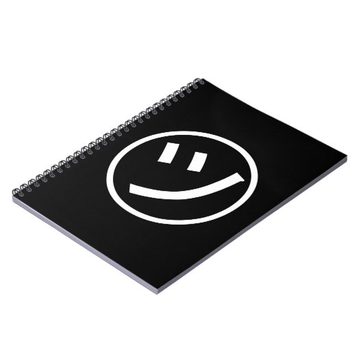 Carnet ㋡ Tsu Kana Katakana Smiling Emoji / Emoticon (Côté gauche)