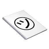 Carnet ㋡ Tsu Kana Katakana Smiling Emoji / Emoticon (Côté Droit)