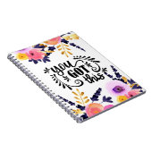 Carnet Tu As Ça | Floral Inspirational (Côté Droit)