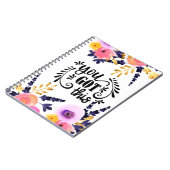 Carnet Tu As Ça | Floral Inspirational (Côté gauche)