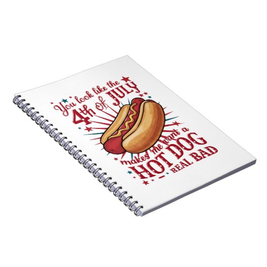 Carnet Tu As L'Air 4 juillet Me Fait Vouloir Un Chien Cha (Côté Droit)