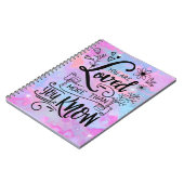 Carnet Tu es aimé plus que tu ne sais (Côté gauche)