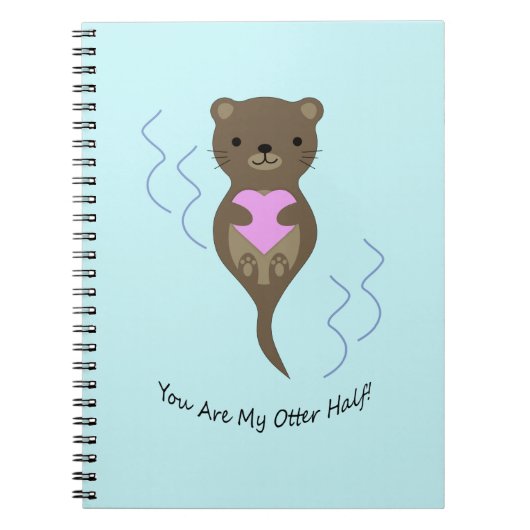 Carnet Tu Es Mon Otter Half Otter (Devant)