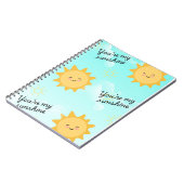 Carnet Tu es mon Soleil (Côté gauche)
