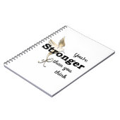 Carnet Tu es plus forte que tu ne penses (Côté gauche)