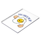 Carnet Tu Me Frappes Un Jeu D'Oeufs Drôle (Côté gauche)