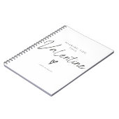 Carnet Tu me manques ce cœur de la Saint-Valentin (Côté gauche)