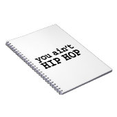 Carnet tu n'es pas HIP HOP (Côté Droit)