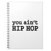 Carnet tu n'es pas HIP HOP (Devant)