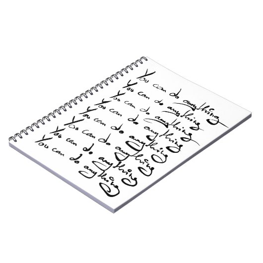 Carnet TU PEUX FAIRE QUOI QUE CE SOIT ! Guillemet inspira (Côté gauche)