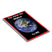 Carnet Tu représentes le Monde pour moi ! (Côté Droit)