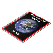 Carnet Tu représentes le Monde pour moi ! (Côté gauche)
