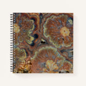 Carnet Tube à fleurs Onyx (Devant)