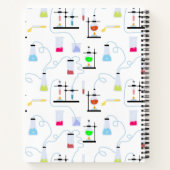 Carnet Tubes à essai de laboratoire de chimie scientifiqu (Dos)