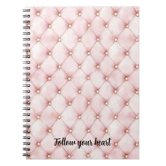 Carnet Tubes en or rose (Devant)