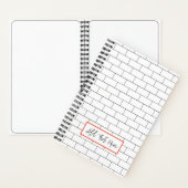 Carnet Tuile de métro architecturale Design classique mod (À l'intérieur)