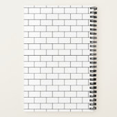 Carnet Tuile de métro architecturale Design classique mod (Verso)