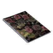 Carnet Tuile de verre 3D roses liquides et étoiles (Côté Droit)