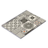 Carnet Tuile en patchwork sans couture avec Islam, arabe, (Côté gauche)