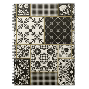 Carnet Tuile en patchwork sans couture avec Islam, arabe,