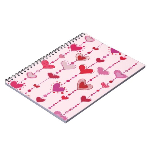 Carnet Tuiles de coeur (Côté gauche)