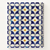 Carnet Tuiles portugais personnalisées Azulejo Recette (Dos)