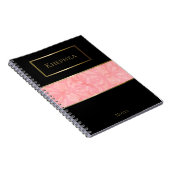Carnet Tulip Pink Batik Nom simple (Côté Droit)