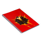 Carnet tulipe jaune rouge (Côté Droit)