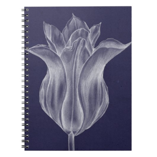 Carnet Tulipe monochrome III (Devant)