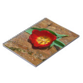 Carnet Tulipe rouge du printemps (Côté gauche)