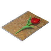 Carnet Tulipe rouge et jaune (Côté gauche)