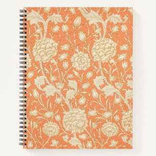 Carnet Tulipe sauvage de William Morris, Art floral orang