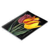 Carnet Tulipe (Tulipa Gesneriana) (Côté gauche)