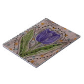 Carnet Tulipe Violette (Côté gauche)