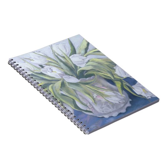 Carnet Tulipes blanches (Côté Droit)