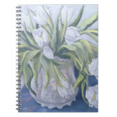 Carnet Tulipes blanches (Devant)