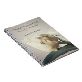 Carnet Tulipes blanches avec marques vertes (Côté Droit)