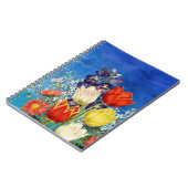 Carnet Tulipes, Colibris & Papillon (Côté gauche)