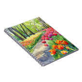 Carnet Tulipes dans le parc (Côté Droit)