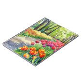 Carnet Tulipes dans le parc (Côté gauche)