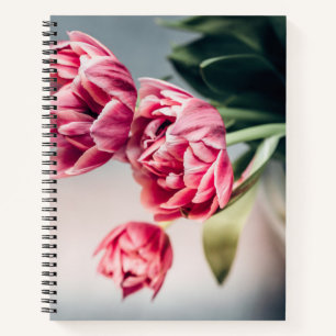 Carnet Tulipes dans un vase