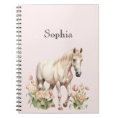Carnet Tulipes de Cheval Blanc Rosé (Devant)